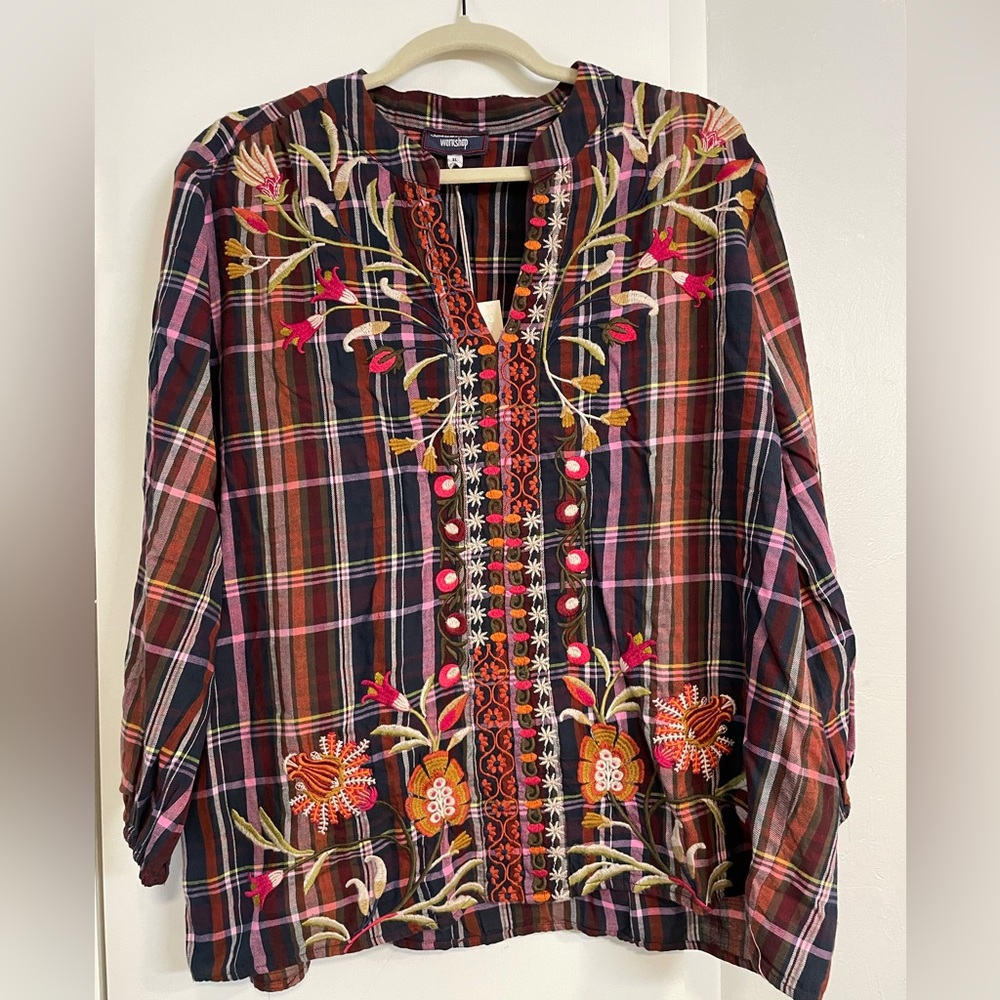 Johnny Was Workshop Rosalva blouse